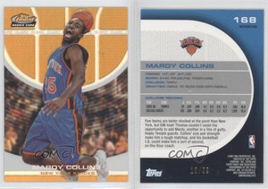 2005-06 Topps Finest 2006-07 Rookie Gold Refractor /59 Mardy Collins #168