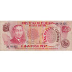 809770 Geldschein Philippinen 50 Piso Undated 1974 85 Km 156A Ss