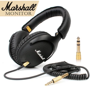 New Original Marshall Major Monitor Bass Stereo Hi-Fi Headphones Headset - black - Picture 1 of 6