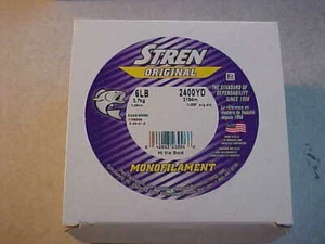 NEW BULK STREN HI VIS GOLD Monofilament Fishing Line 6lb TEST Spool 2400 Yards - Picture 1 of 4