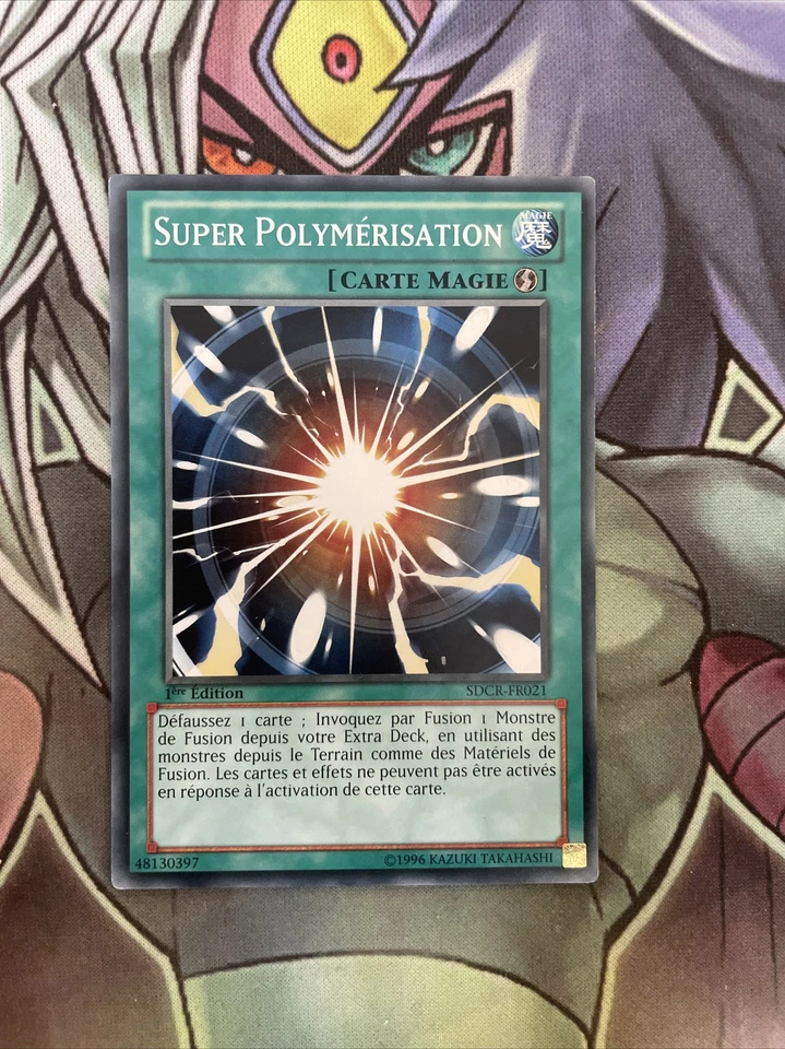 SDCR-FR021 Super Polymerization Common 1st Edition NM Yugioh FRENCH - Image 1 of 2