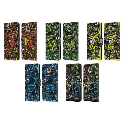 OFFICIAL HARRY POTTER BADGE UP LEATHER BOOK WALLET CASE FOR MOTOROLA PHONES - Image 1 of 4