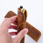Brown Embossing Flower Pencil Pouch Pen Bag Gift Protection Case Storage Bag
