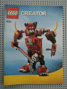 LEGO Bauanleitung / Instruction Creator 6751 1 Heft Drache stehend - Bild 1 von 1