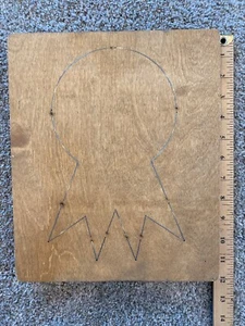 VTG ELLISON EDUCATIONAL WOOD DIE CUT AWARD # 1B FREE USA PRIORITY SHIP - Picture 1 of 12