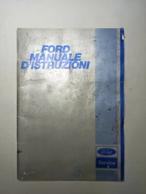 FORD FIESTA ESCORT TAUNUS CAPRI Manuale uso e manutenzione Ed. Giugno 1981 - Immagine 1 di 4