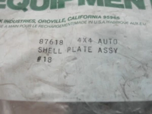 RCBS 4X4 Auto Shell Plate Assembly #18-(87618)-NOS-w/ buttons - Picture 1 of 5