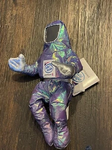 VTG Intel Inside Pentium II Space Man Bunny People Plush Beanie Metallic 90s NWT - Picture 1 of 4