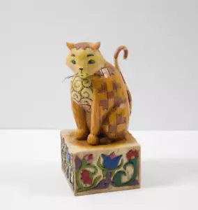 Ret. 2003 Jim Shore Jasper Heartwood Creek Cat Figure #114424 - Picture 1 of 6