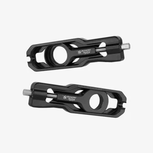Bonamici Black Aluminium Chain Adjuster to fit Yamaha YZF R6 2017-2025 - Picture 1 of 3