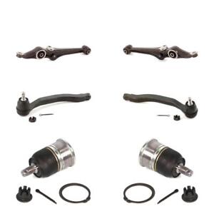 For Honda Accord Front Suspension Control Arm Tie Rod End & Ball Joint Kit (6Pc)