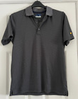 Jack Nicklaus "Stay Dri" Grey, Patterned Polo Shirt M/M (Chest Measures 41")