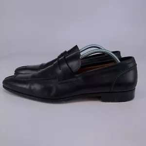 Mocassino uomo Magnanni Coripe 10 M Penny nero pelle punta spaccata scarpe eleganti 2198 - Foto 1 di 12