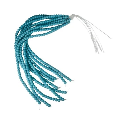10 Strands of Faux Turquoise Beads Jewelry Making Beading Crafting 7.5 mm - Image 1 of 4