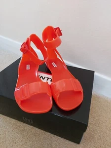 Ladies Hunter Clementine Sandals Size 5 New In Box - Picture 1 of 7