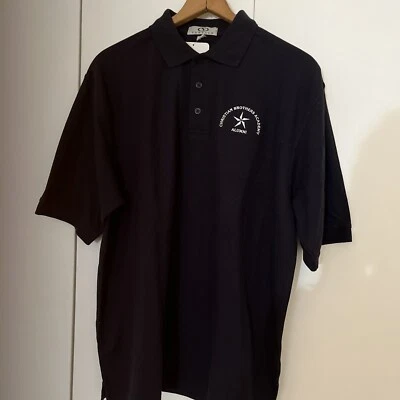 Polo Christian Brothers Academy Alumni para Hombres XL Azul Marino Nuevo con Etiquetas Nueva Jersey Vantage Foto 1 de 4