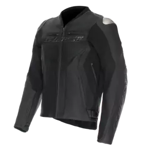 DAINESE RACING 5 Giacca in pelle moto LEATHER JACKET BLACK Nero - Foto 1 di 4