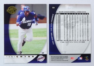 TONY GWYNN 2001 Donruss Class of 2001 Card #19