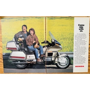 1988 Honda Motorcycles 7 Page Vintage Print Ad Gold Wing Off Road Ride w Us - Picture 1 of 12