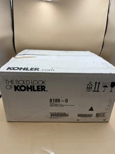 Kohler K-8188-0 Verticyl Undermount Lavatory Bathroom Sink Fixture White Square - Picture 1 of 9