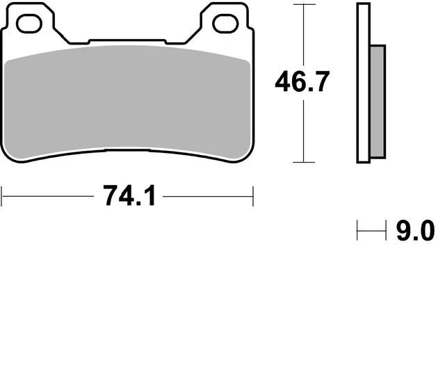 Pastillas de freno de carbono CM66 #899CM66 para Honda CBR 1000/CBR 600/CB1000/VFR800 Foto 1 de 1