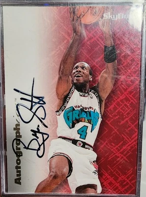 1996-97 Skybox Premium - Autographics Byron Scott Black Ink (AU) - Image 1 of 4