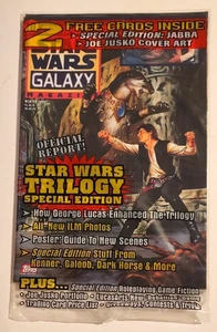 1997 TOPPS Star Wars galaxy magazine winter SEALED W/CARDS NM - Picture 1 of 3
