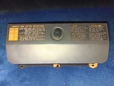 Toyota Landcruiser FJ62 FJ60 Glove Box Door Lid 4WD Labels 55501-90A00-23 Gray - Image 1 of 4