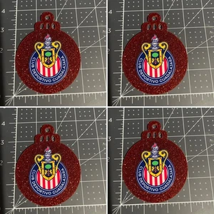 Chivas de Guadalajara Ornamenti Set De 4 - Foto 1 di 2