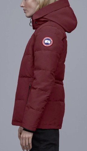 Canada Goose Chelsea piumino con cappuccio parka cappotto giacca sambuco 5086L donna tg XS