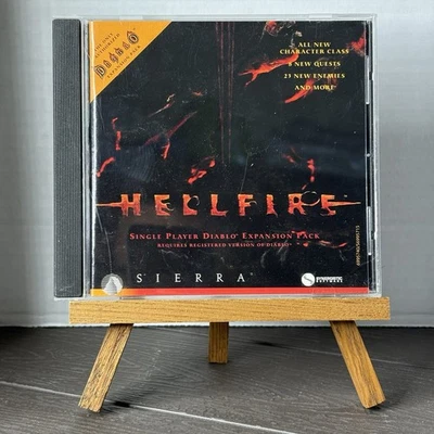 Diablo: Hellfire Single Player Expansion Pack PC CD-Rom Video Game 1997 90s - Image 1 of 3