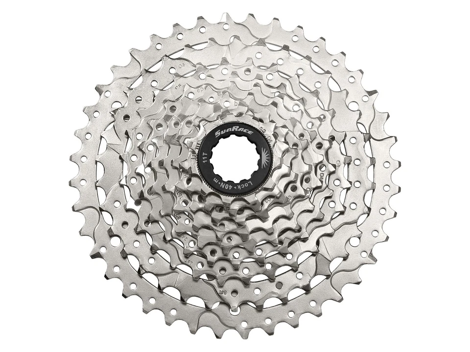 Cassette Sunrace CSM980 9sp, 11-40t, plateado Foto 1 de 1