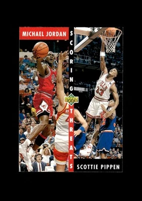Cubierta superior 1992-93: #62 Michael Jordan/S.Pippen ST CASI NUEVO-COMO NUEVO O MEJOR Foto 1 de 2