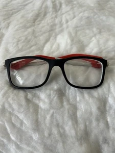 Ray-Ban RB1549 3652 Gafas Niños Negro Plata Rojo 48-16-125 Monturas Solo - Imagen 1 de 10
