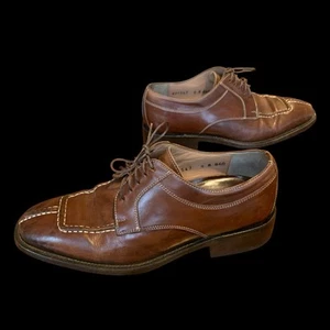 Cole Haan Country Crafted In Italy Geteilte Zehe Oxford-Schuhe Braun Leder Herren 9 M Exce - Bild 1 von 11