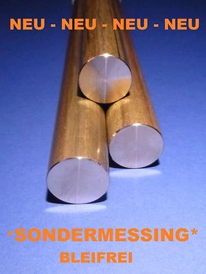 Ecobrass Sonder Messing Ø 22mm Rundmessing Rundmaterial Rund Ms58 Bronze Rotguss - Bild 1 von 2