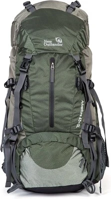 Mochila de Senderismo UNISTRENGH Nylon Resistente al Agua 50 Litros Mochilero Foto 1 de 3