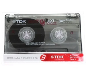 TDK D60 Type I Cassette Tapes -New Sealed -5 pack! - Picture 1 of 2