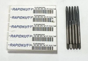RapidKut 6-32 HSS Spiral Point Plug Tap H5 2 Flute 5 Pack USA Made - Picture 1 of 1