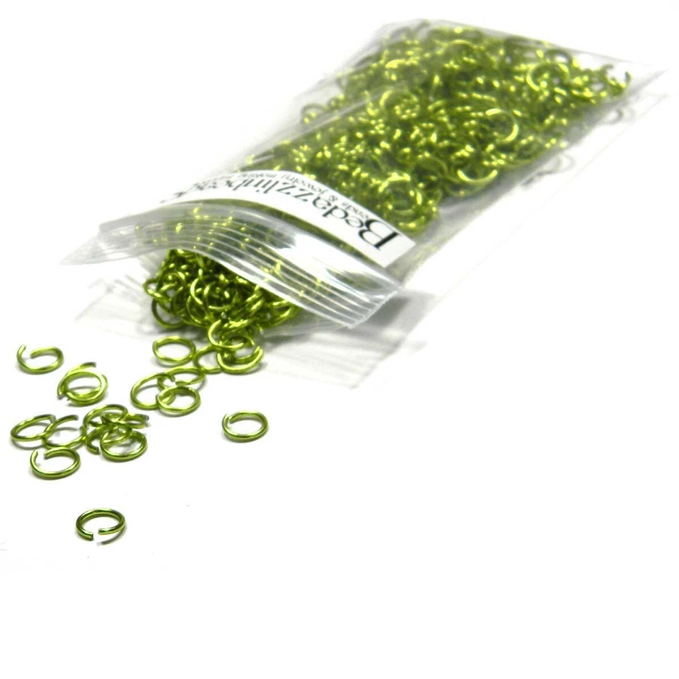 Venta al por mayor 1.000 saltos redondos de aluminio de 6 mm calibre 20 para correo de cadena de joyería + Foto 1 de 1