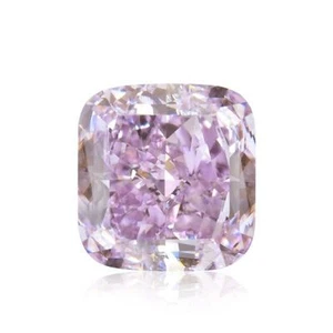 0.06ct Natural Loose Fancy Intense Purple Pink Color Diamond GIA Cushion SI1 - Picture 1 of 5