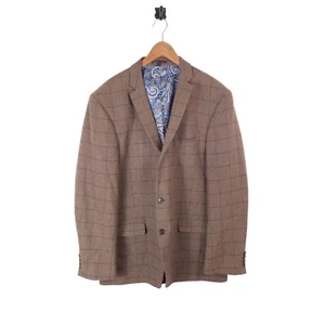 Mens Black Label Tweed Blazer UK 48R Smart Jacket - Picture 1 of 12