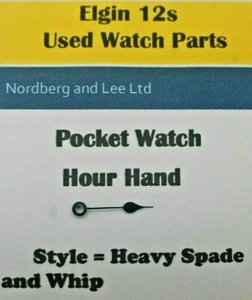 Reloj Elgin 12 Horas Maneja, Pala Pesada y Látigo Piezas Originales  - Imagen 1 de 1