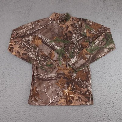 Camisa Realtree Para Hombres Mediana Marrón Bosque Camuflada Manga Larga Xone Caza Exterior Foto 1 de 4