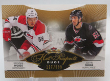 2014-15 Fleer Showcase Hot Prospects Duos /299 Justin Shugg Brendan Woods Rookie