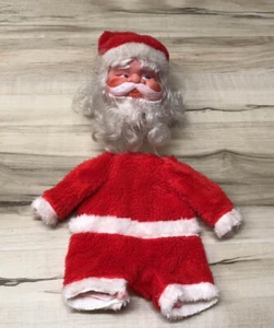 Vintage SANTA CLAUS Doll Head & Santa Suit - Picture 1 of 8
