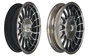 RedCap 10" Gy6 Aluminum Wheel Rim 50cc Scooters 2.15x10 Front & Rear Rims Pair - Picture 1 of 12
