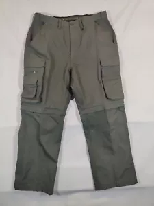 Boy Scouts of America Pants Men 32 Classic Convertible Uniform Cargo Green - Picture 1 of 10