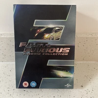 Fast And Furious 1-7 (Box Set) (DVD, 2015) - Image 1 of 4