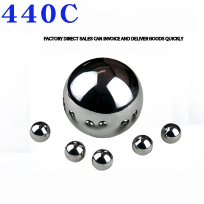 440C Stainless Steel Ball Bearings 1mm 2mm 3mm 4mm 5mm 6mm 10mm 12mm 14mm - 60mm - Image 1 of 4